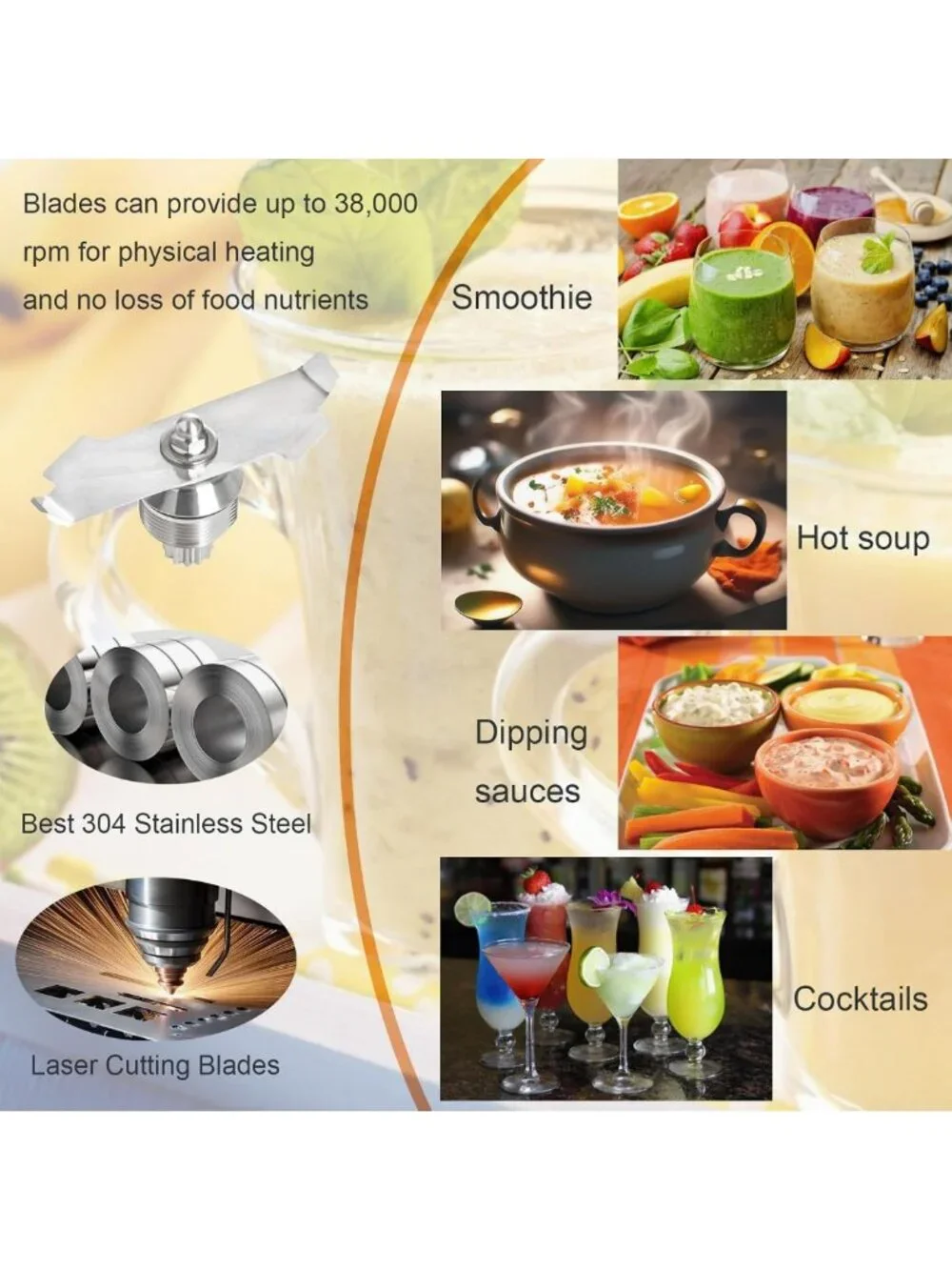 48oz Blender Pitcher Container Jar - Compatible, Durable, 5-Year Warranty